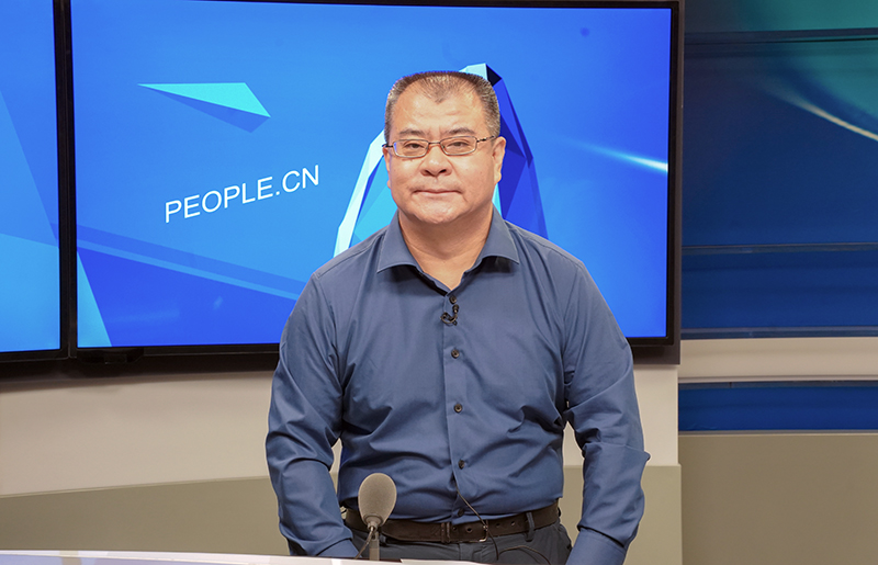 中國東方演藝集團黨委書記、董事長景小勇接受人民網(wǎng)專訪。